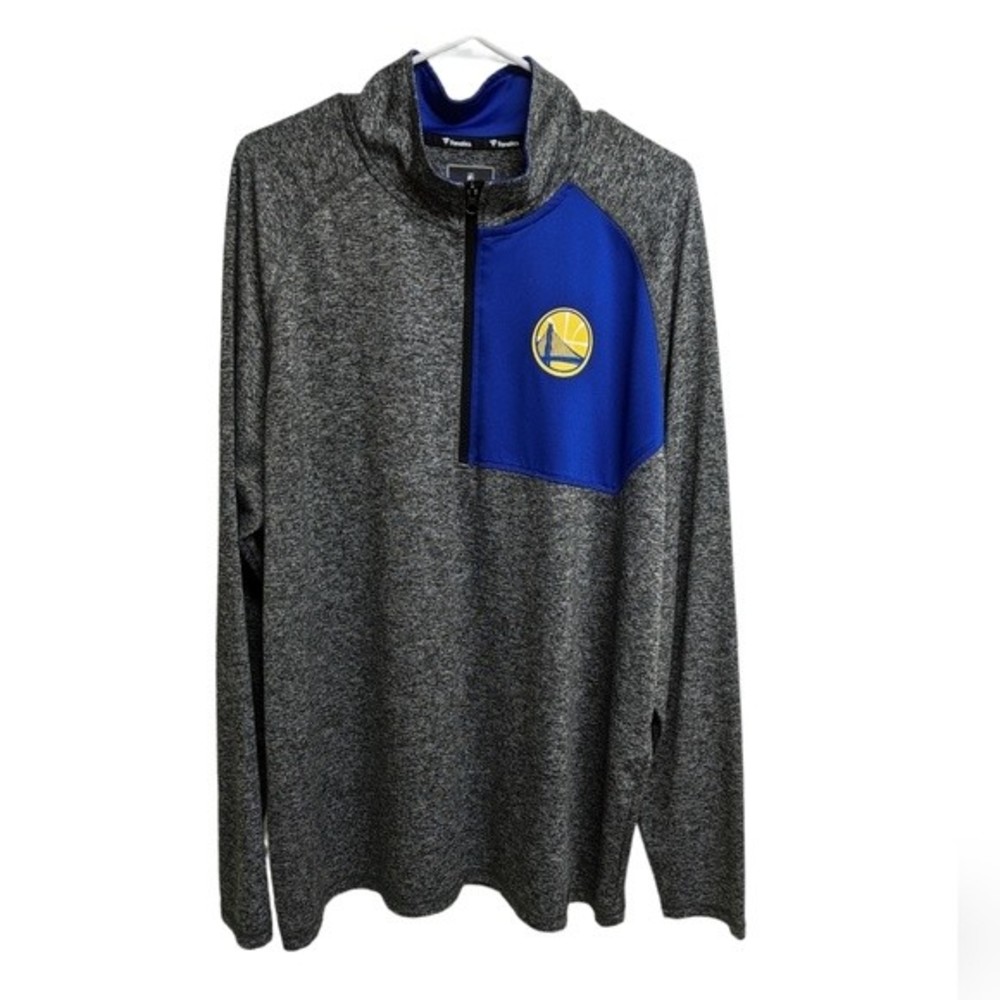 Fanatics Golden State Warriors Top Men Athletic 1/4 Zip Pullover Sweatshirt 2XL